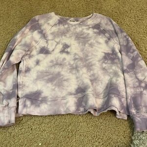 Purple tie dye sweatshirt!